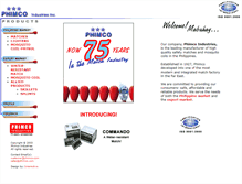 Tablet Screenshot of phimco.com